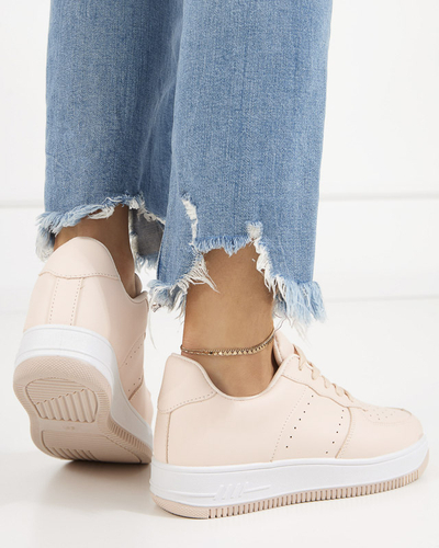Light pink women's sports shoes Jaminso sneakers - Footwear