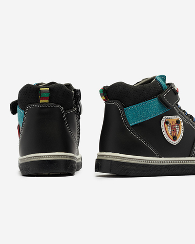 Черные ботинки для мальчиков Wiasio- Footwear