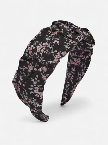 Royalfashion Hairband with Ruching and Print