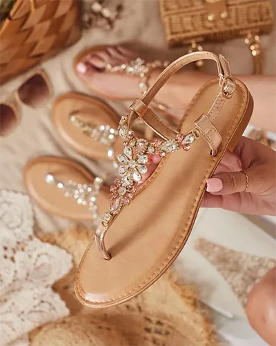 Royalfashion Women's Ariona Flip Flop Sandales