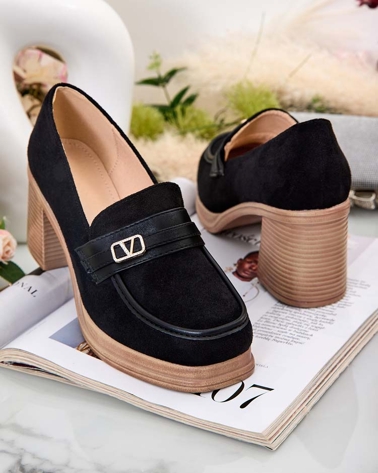 Royalfashion Sieviešu mokasīni uz staba Lemaneg