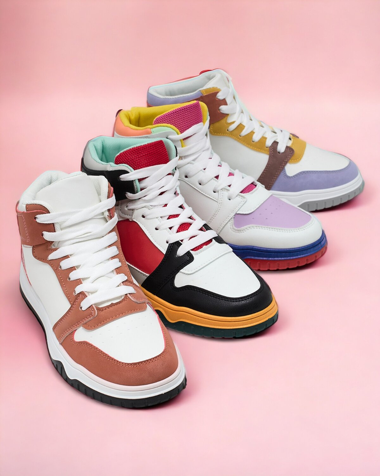 Royalfashion Eco-leather women's sports shoes Tirisne