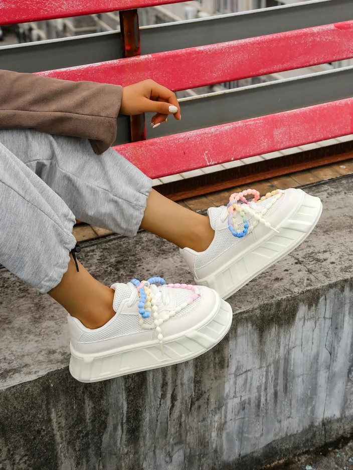 Royalfashion Women's Platform Sneakers Venusoe