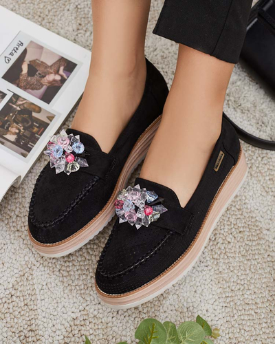 Royalfashion Mokasīni ar krāsainiem akmentiņiem Restea