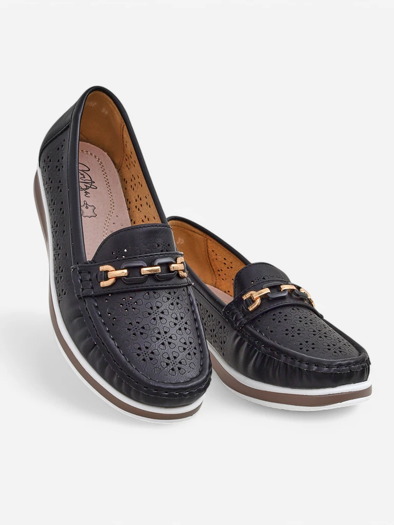 Royalfashion dāmu perforētie mokasīni Cerro