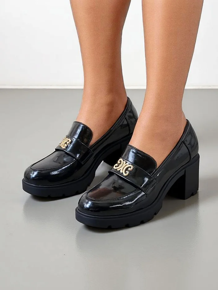 Royalfashion Women's heeled moccasins Blascos