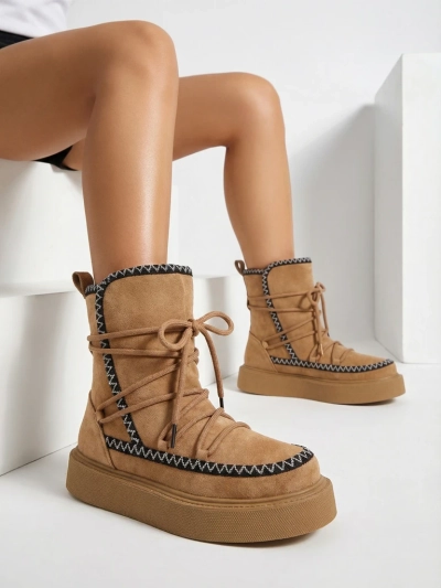 Royalfashion Sieviešu aukliņu sniega zābaki Siozi