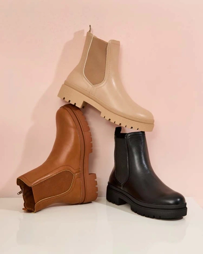 Royalfashion Sieviešu eko ādas zābaki Dovivas