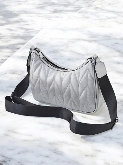 Royalfashion Mazā sieviešu quilted soma ar maks