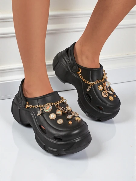 Aurelia Nero – klapnan elegante ku dekorashon i lenchi, duradero