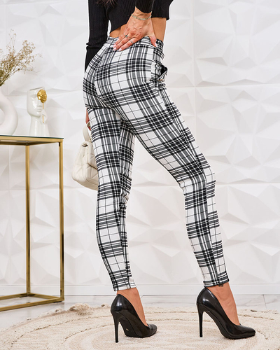 Royalfashion Warmed checkered sieviešu tegingi