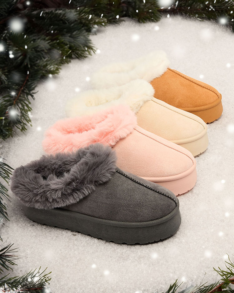 Royalfashion Sieviešu īsie zābaki a'la sniega zābaki Kapfiee