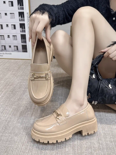 Royalfashion Women's patent moccasins Adelio