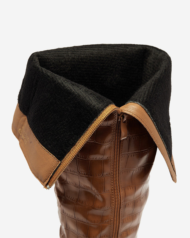 Women's camel-colored Mastiu- Footwear