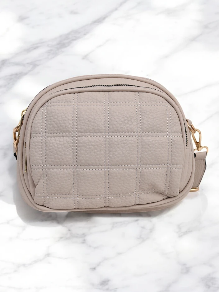 Royalfashion Oval small women's handbag made of eco leather