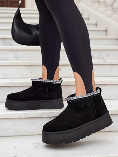 Royalfashion Women's short boots a'la snow boots Xoalla