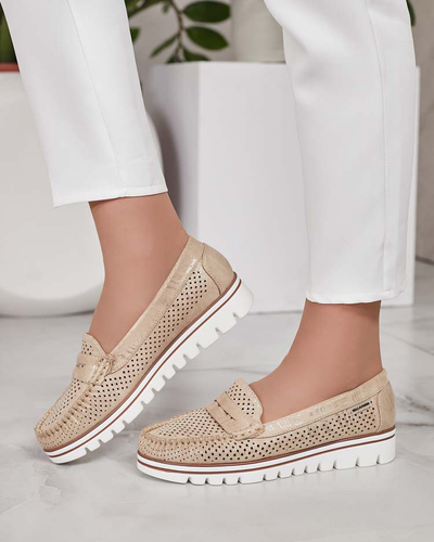 Royalfashion Openwork women's moccasins Leteller