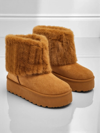 Women's snow-style boots with fur Irelle