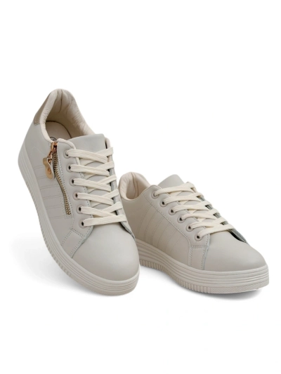 Royalfashion Sieviešu sporta sneakers ar dekoratīvo rāvējslēdzēju Evrove