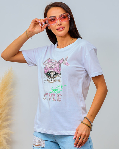 Royalfashion Sieviešu krekliņš ar apdruku