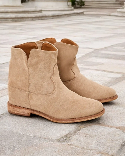 Ботинки Royalfashion в стиле ковбоя на покрытой клиноподъемной подошве Blueston