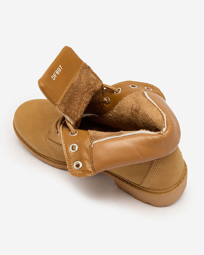 Royalfashion Brown women's trappers Karveliea