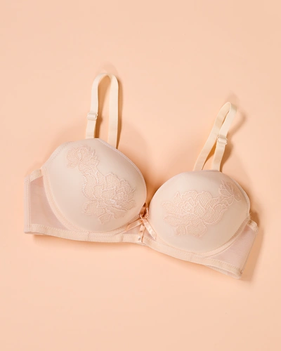 Royalfashion Sieviešu polsterētais krūšturis ar mežģīnēm