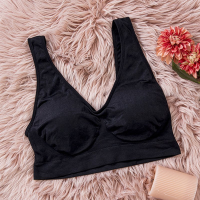 Women's Black Sports Bra - Underwear