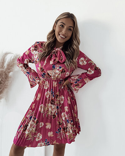 Royalfashion Women's floral mini dress