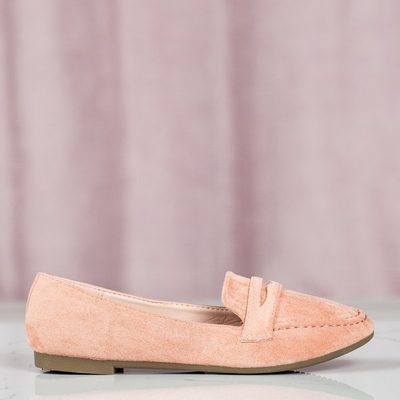Pink moccasins with round toe Francis - Footwear 1