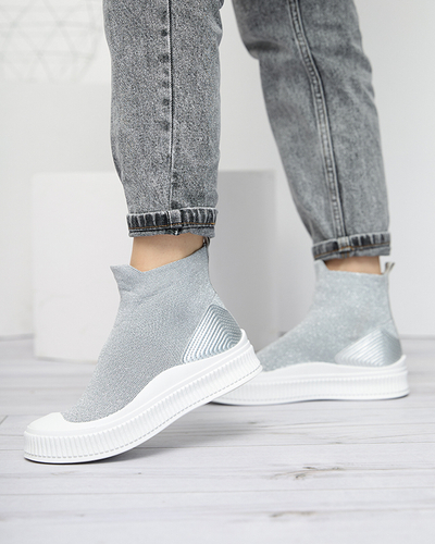 Silver Women's Bejoko Sneakers - Footwear