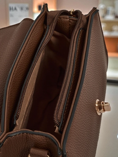 Small women's eco-leather bag Zyora