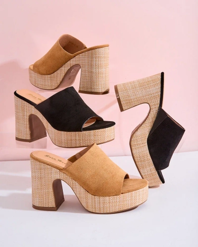 Royalfashion Sieviešu Voxon Flip-Flops uz papēža