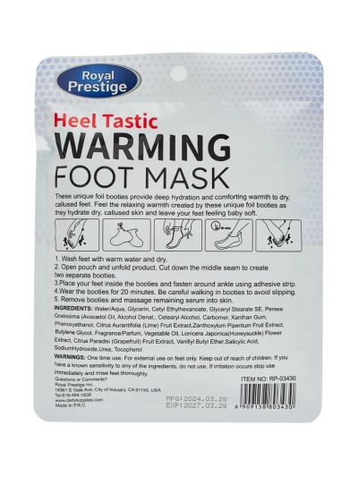 Deeply moisturizing foot mask – pair of socks