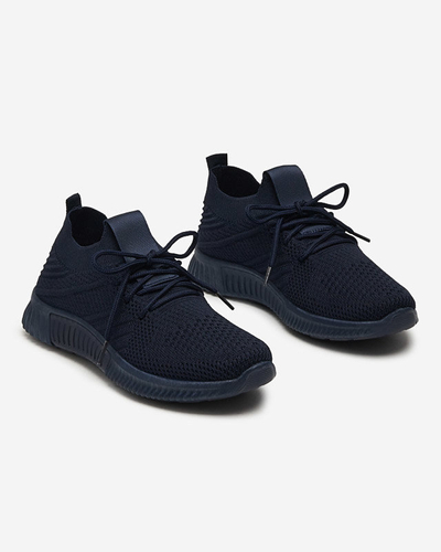 Темно-синие женсие кроссовки Merisal