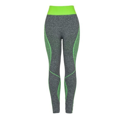 Gray gaiters with green inserts - Pants 1