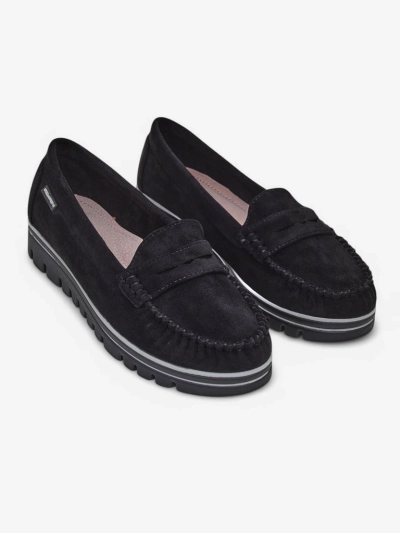 Sabella Черные Мокасины из Экокожи