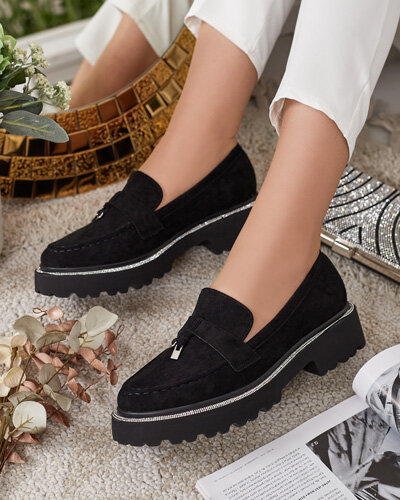 Royalfashion Sieviešu mokasīni ar cirkoniem Ali