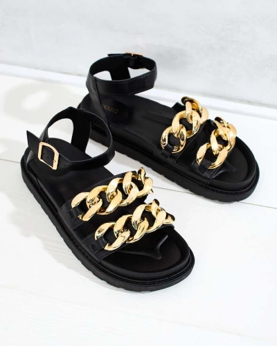 Royalfashion Sieviešu eko ādas sandales Leo