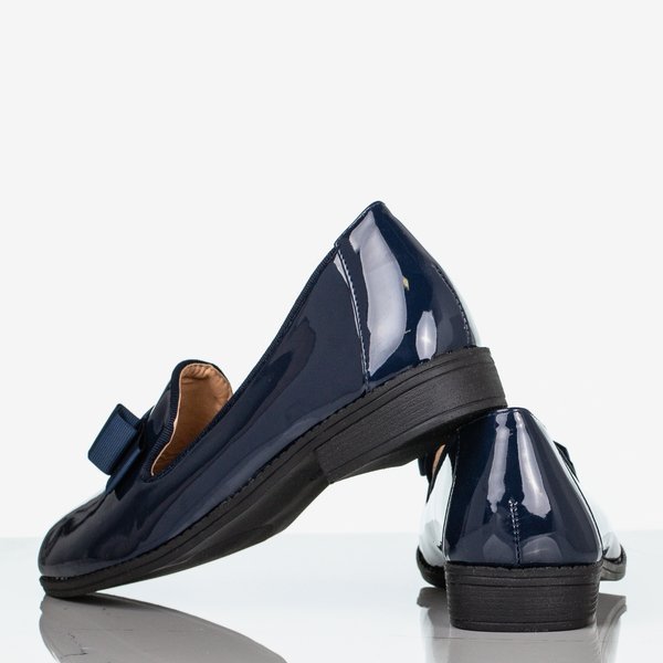 Dark blue women's loafers Holli - Footwear 1