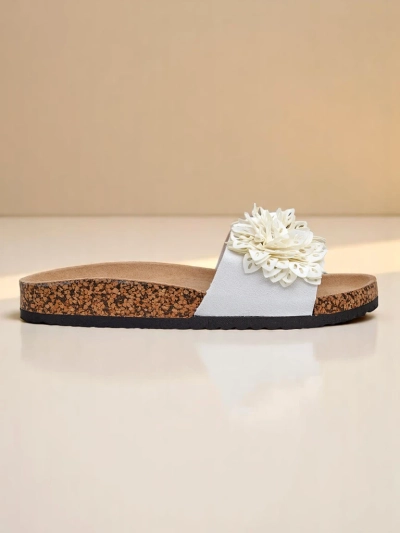 Royalfashion women’s flip-flops with little flowers Occes