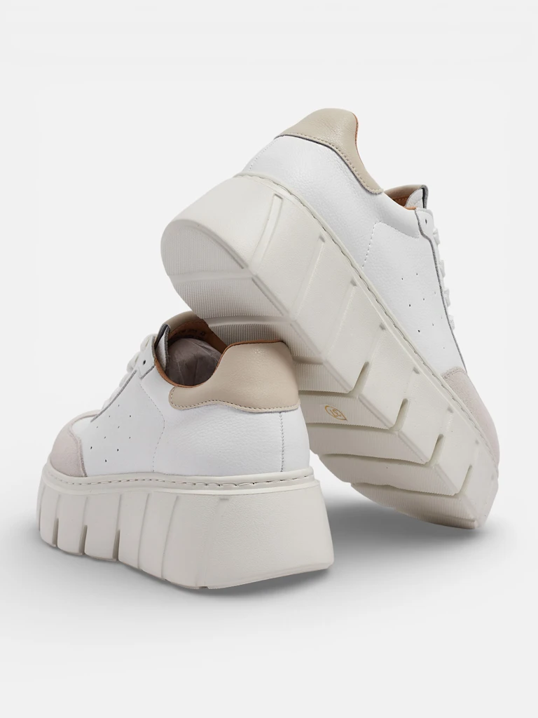 Sportowe sneakers damskie ze skóry naturalnej Taures Lav