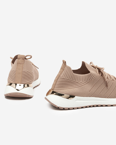 Light brown women's sports shoes Erina - Footwear