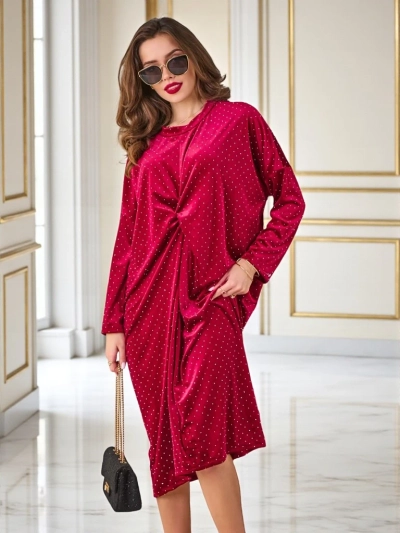 Royalfashion Women's dress with gathering