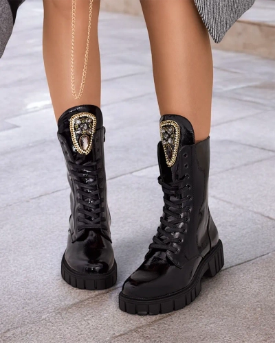 Royalfashion Женские ботинки на шнуровке Operre