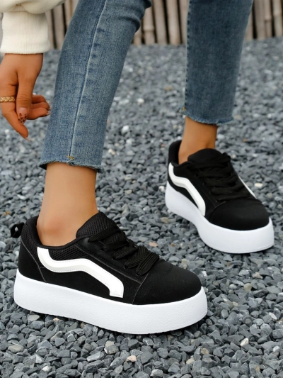 Royalfashion Women's Platform Sport Sneakers Ensis