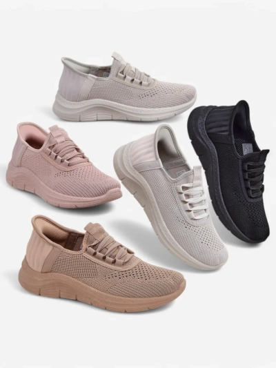 Royalfashion Слипоны женские тканевые спортивные туфли Arrate