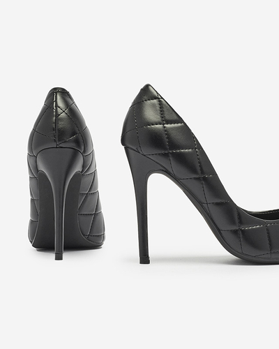 Sieviešu stepēti sūkļi melnā krāsā Duclisa- Footwear