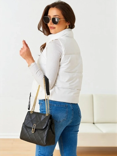 Royalfashion Women's Short Sleeveless Jacket