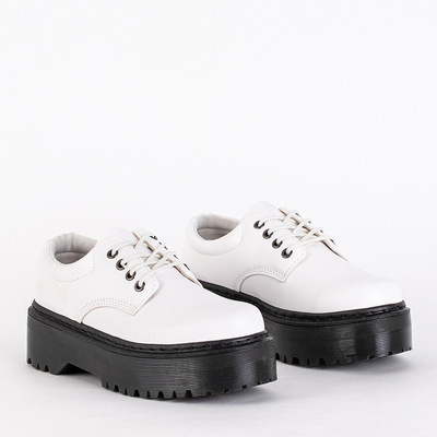 OUTLET Shoes for women matt white Diozzy - Footwear